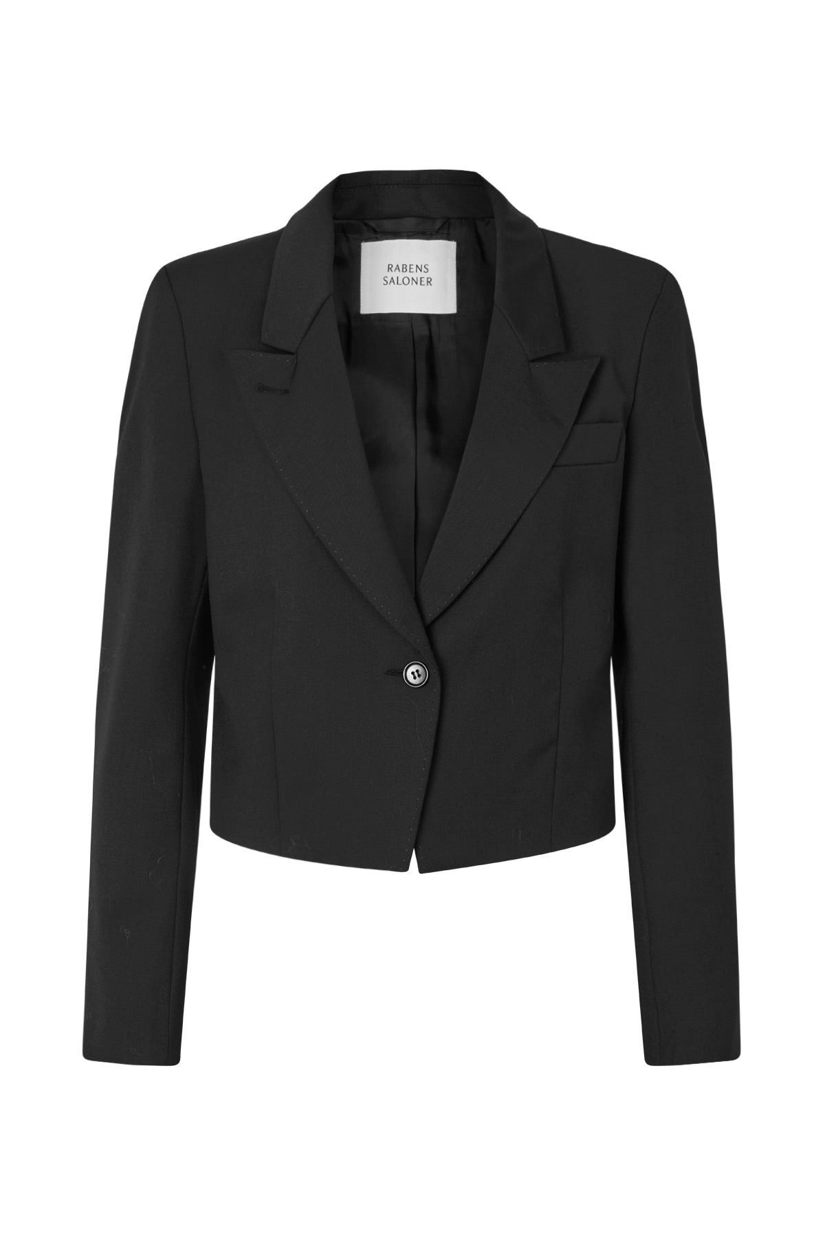 Tamar - Smooth tailoring short jacket I Black Black XS 4 - Rabens Saloner