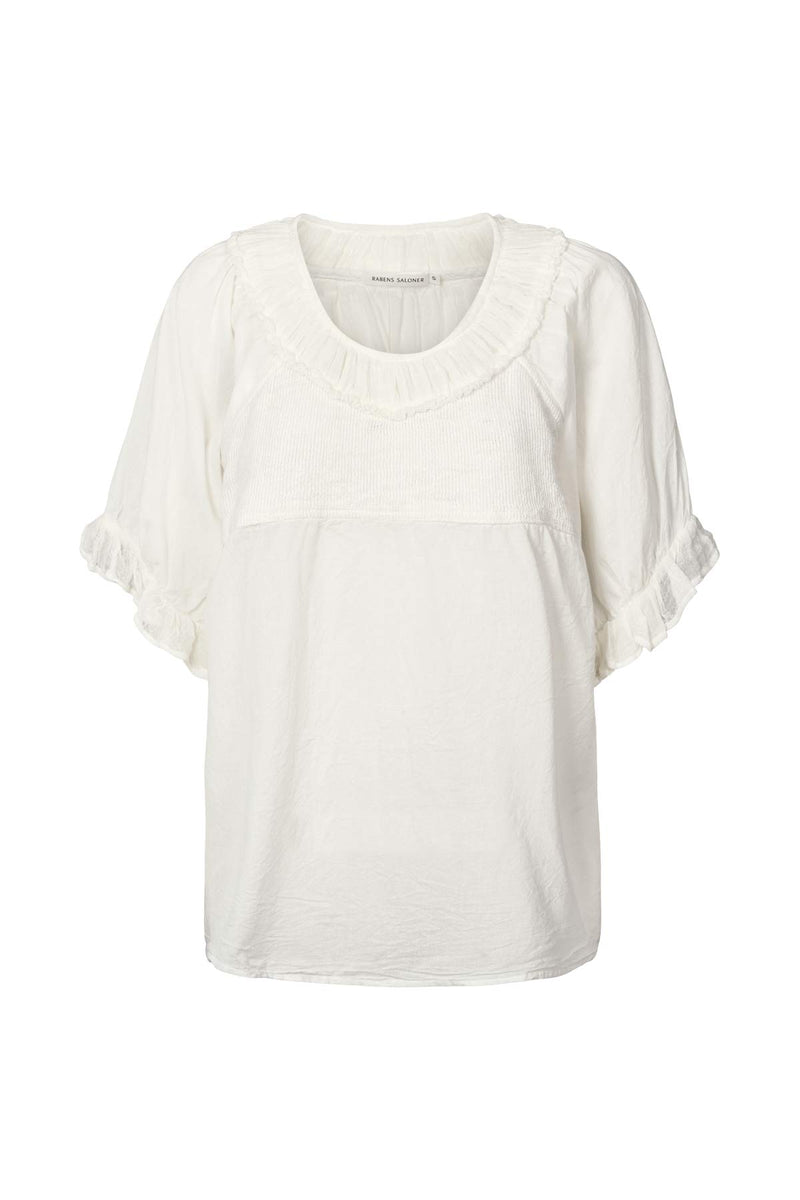 Dorita - Cotton angel top I White White XS 1 - Rabens Saloner