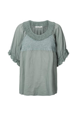 Dorita - Cotton angel top I Sage Sage XS 3 - Rabens Saloner