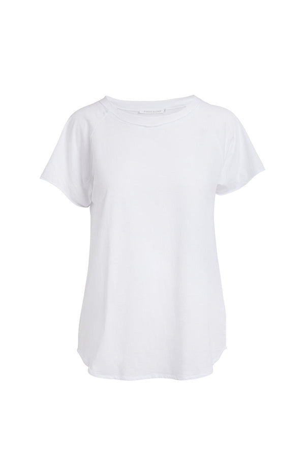 Adea - Paper jersey raglan tee I White White XS  1 - Rabens Saloner