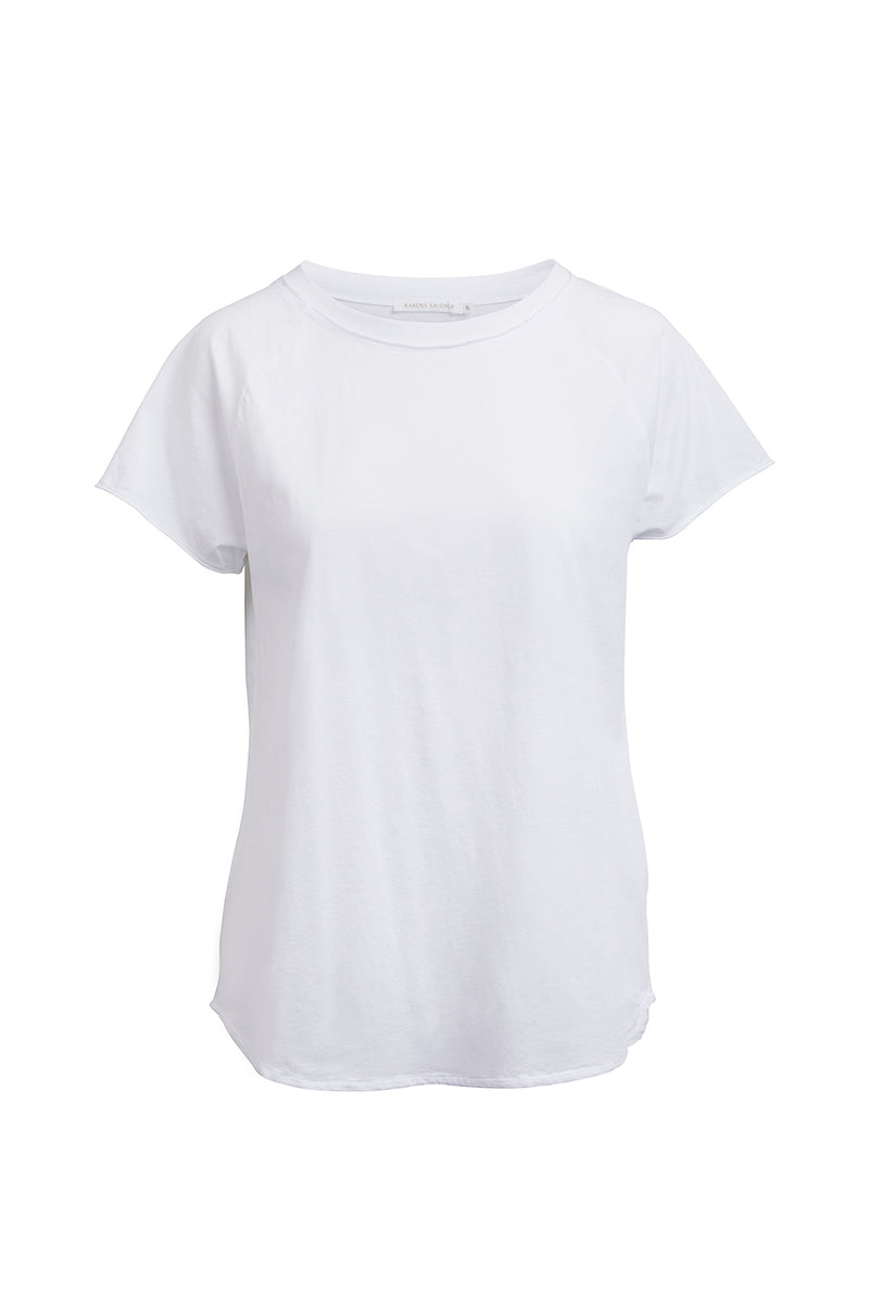 Adea - Paper jersey raglan tee I White 6 - Rabens Saloner