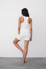 Tilde - Basic racer tank I White    3 - Rabens Saloner