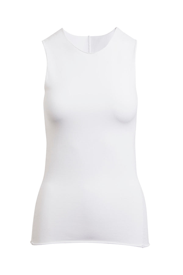 Shiva - Basic long top I White White XS  1 - Rabens Saloner