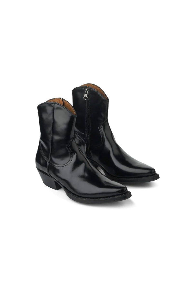 Erla - Western zip boot I Black 3 - Rabens Saloner