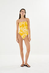 Layla - Nebula swim open back swimsuit I Sunflower combo    1 - Rabens Saloner