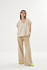 Julla - Easy tailoring pant I Biscuit    4 - Rabens Saloner