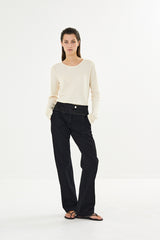 Jacka - Jersey long sleeve top I Chalk    2 - Rabens Saloner