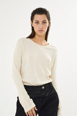 Jacka - Jersey long sleeve top I Chalk    1 - Rabens Saloner