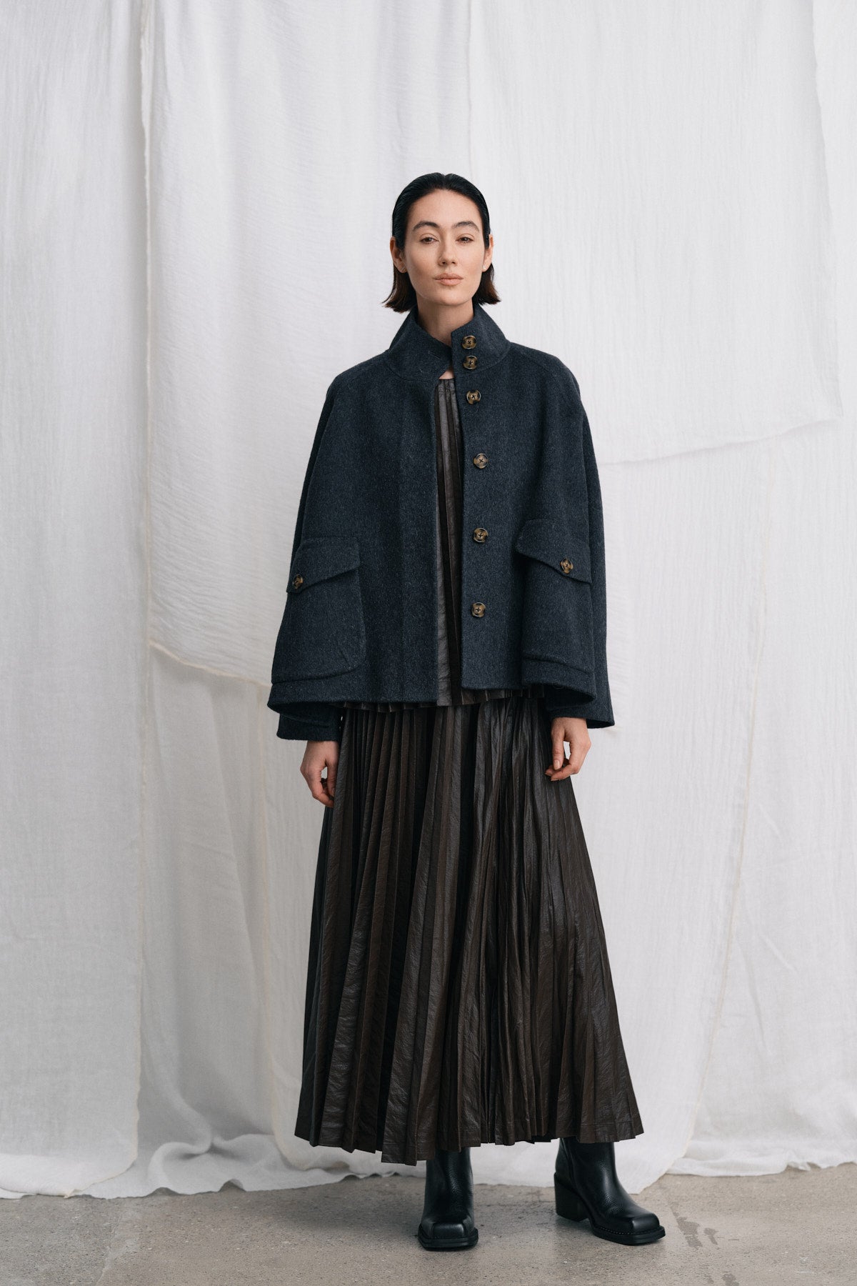 Simonia - Pleats skirt I French toast 8 - Rabens Saloner
