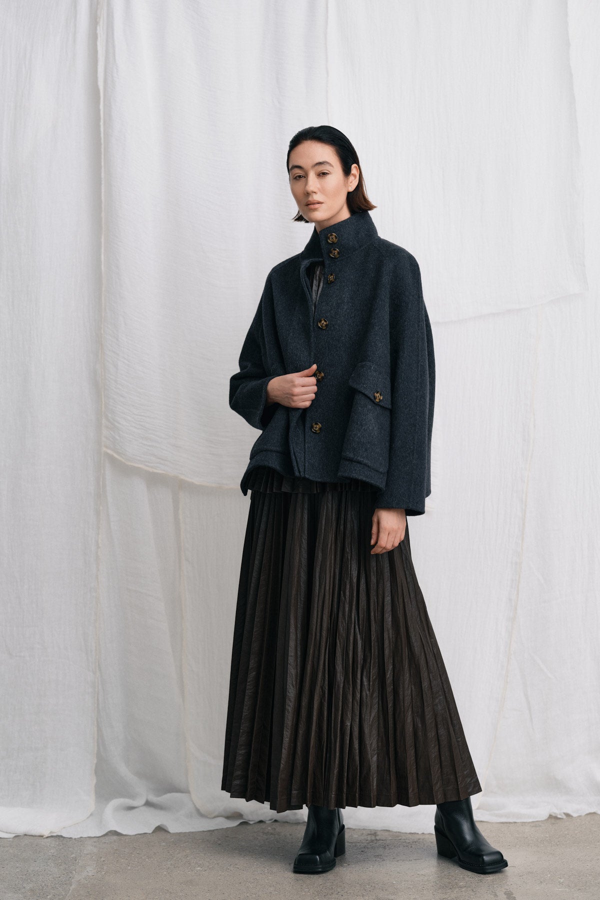 Simonia - Pleats skirt I French toast 9 - Rabens Saloner