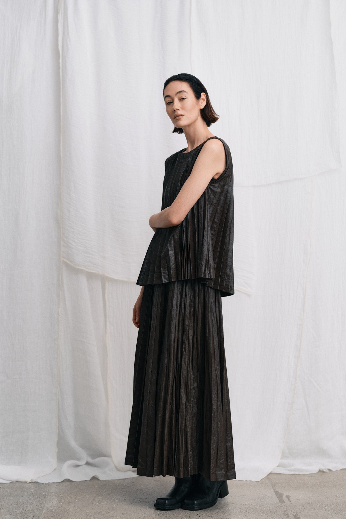 Sinem - Pleats top I French toast 6 - Rabens Saloner