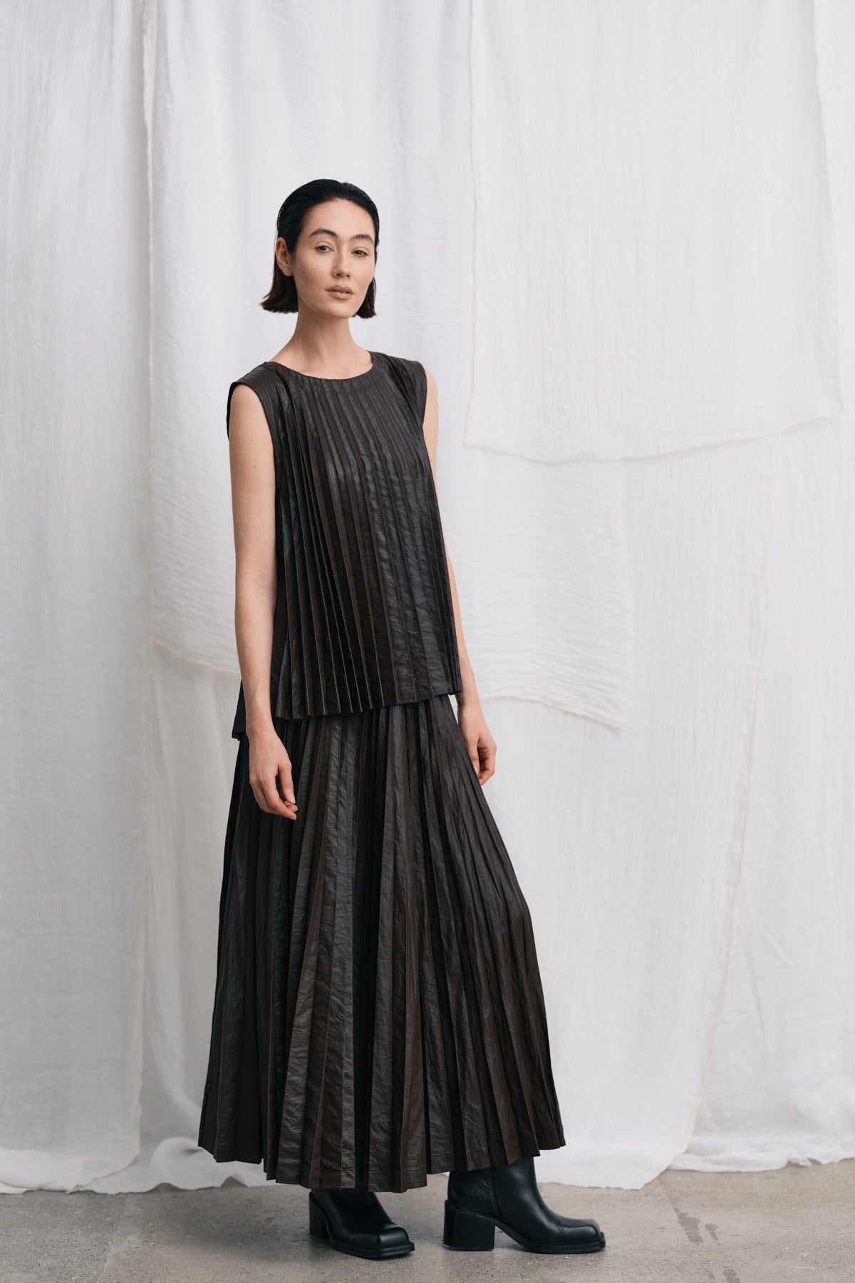 Sinem - Pleats top I French toast 7 - Rabens Saloner