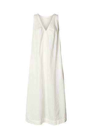 Lizza - Cotton double tank dress I White White XS  3 - Rabens Saloner