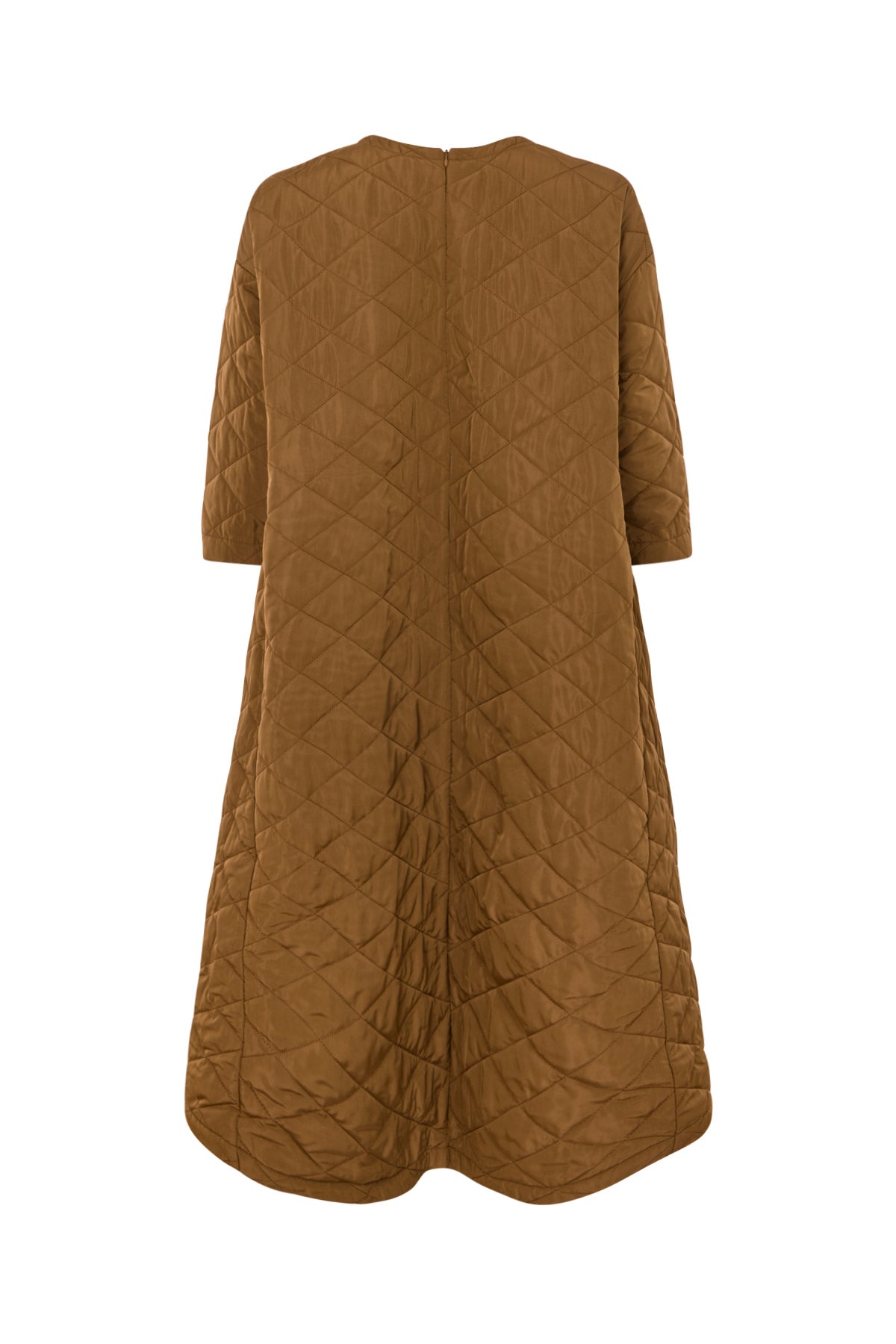 Pamala - Tech quilt dress I Chestnut 5 - Rabens Saloner