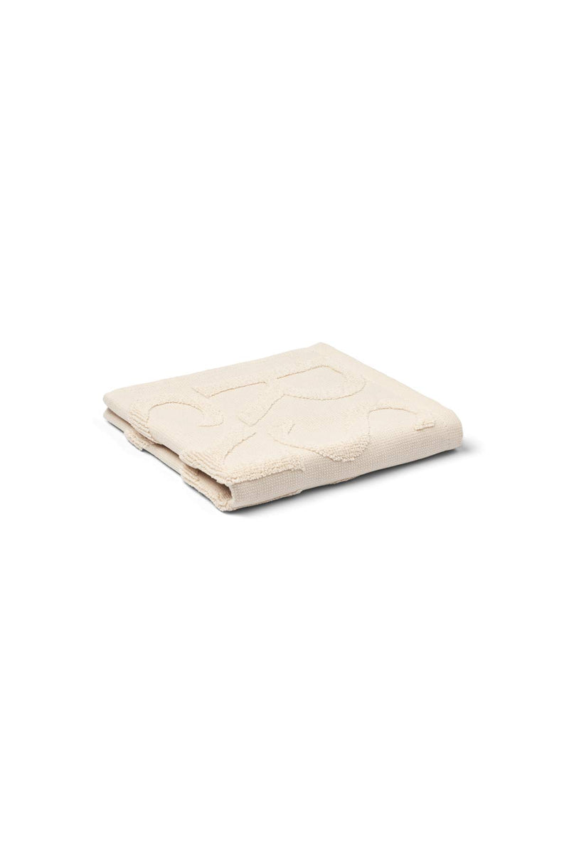 Monogram hand towel - Hand towel 50x80 cm I Ivory