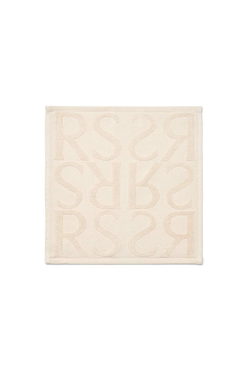 Monogram wash cloth - Wash cloth 30x30 cm I Ivory