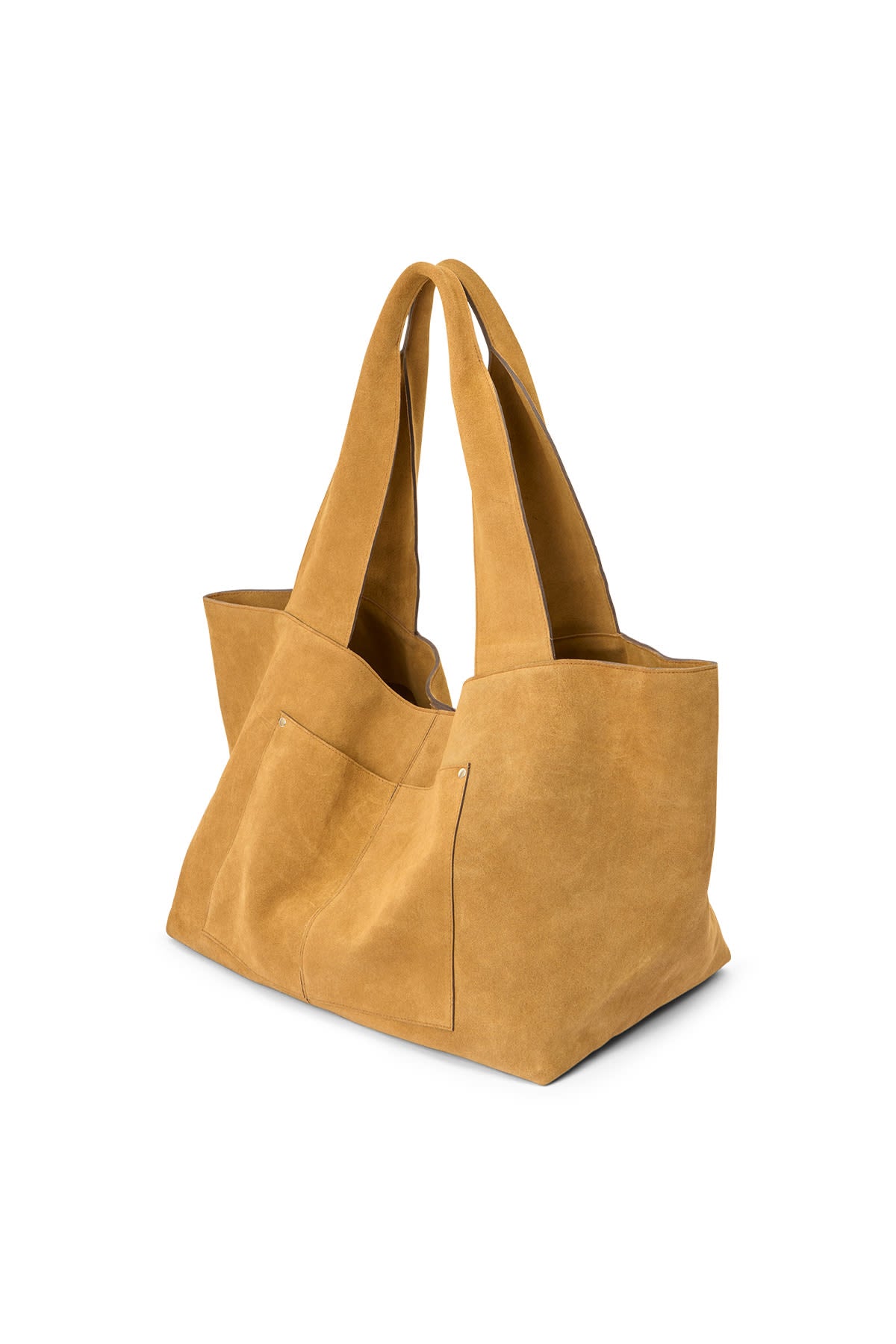 Semira - Heavy suede large bag I Whiskey 5 - Rabens Saloner
