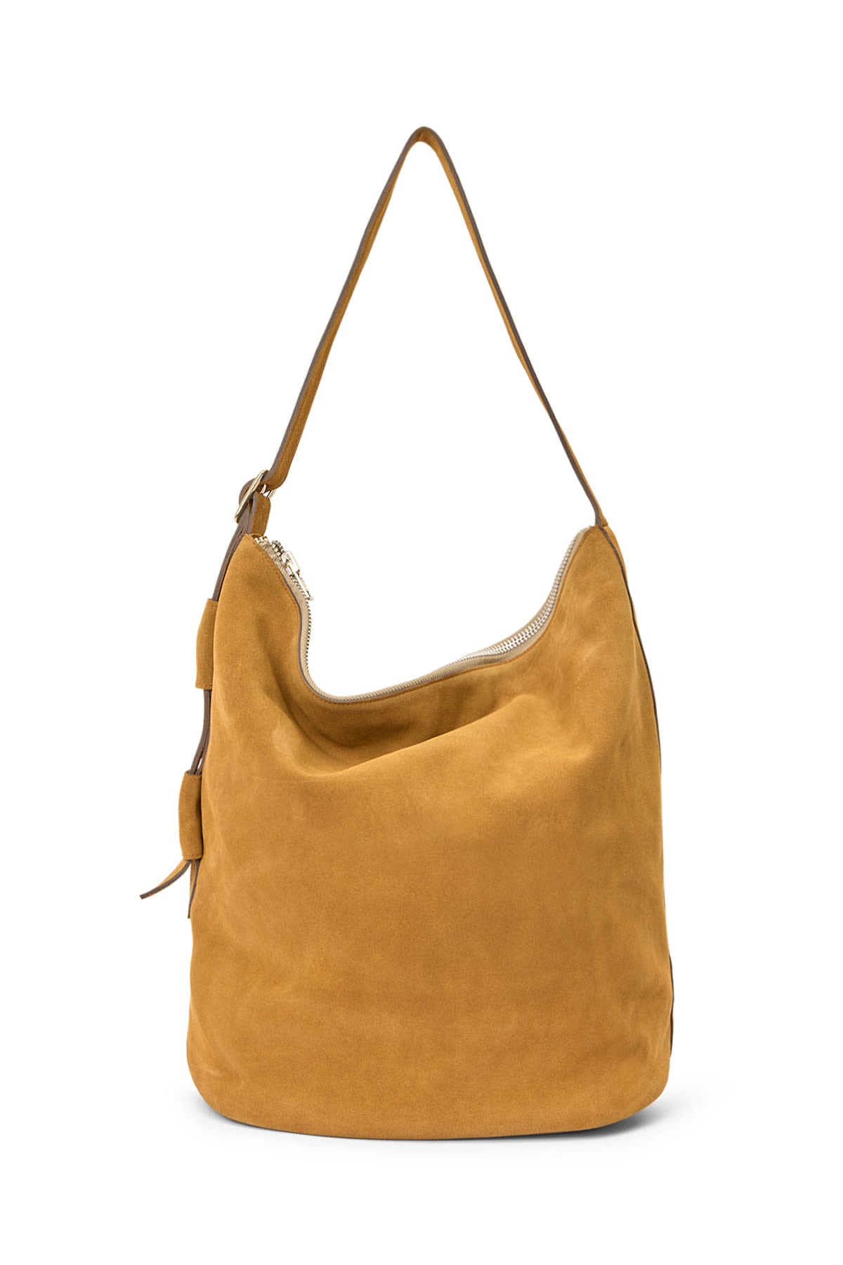 Shamika - Heavy suede shoulder bag I Whiskey Whiskey O/S 4 - Rabens Saloner