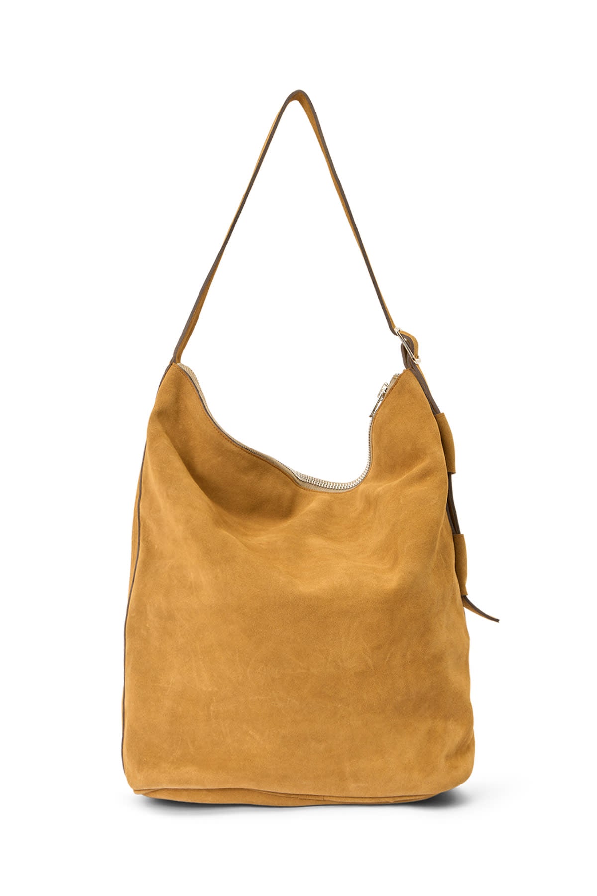 Shamika - Heavy suede shoulder bag I Whiskey 5 - Rabens Saloner