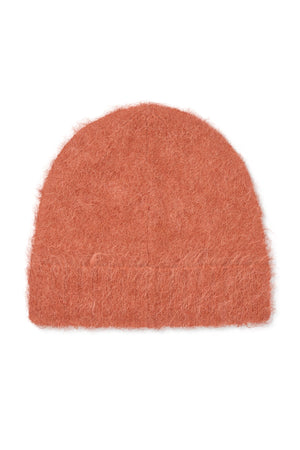 Majda - Fluffy knit hat I Redwood Redwood O/S 1 - Rabens Saloner