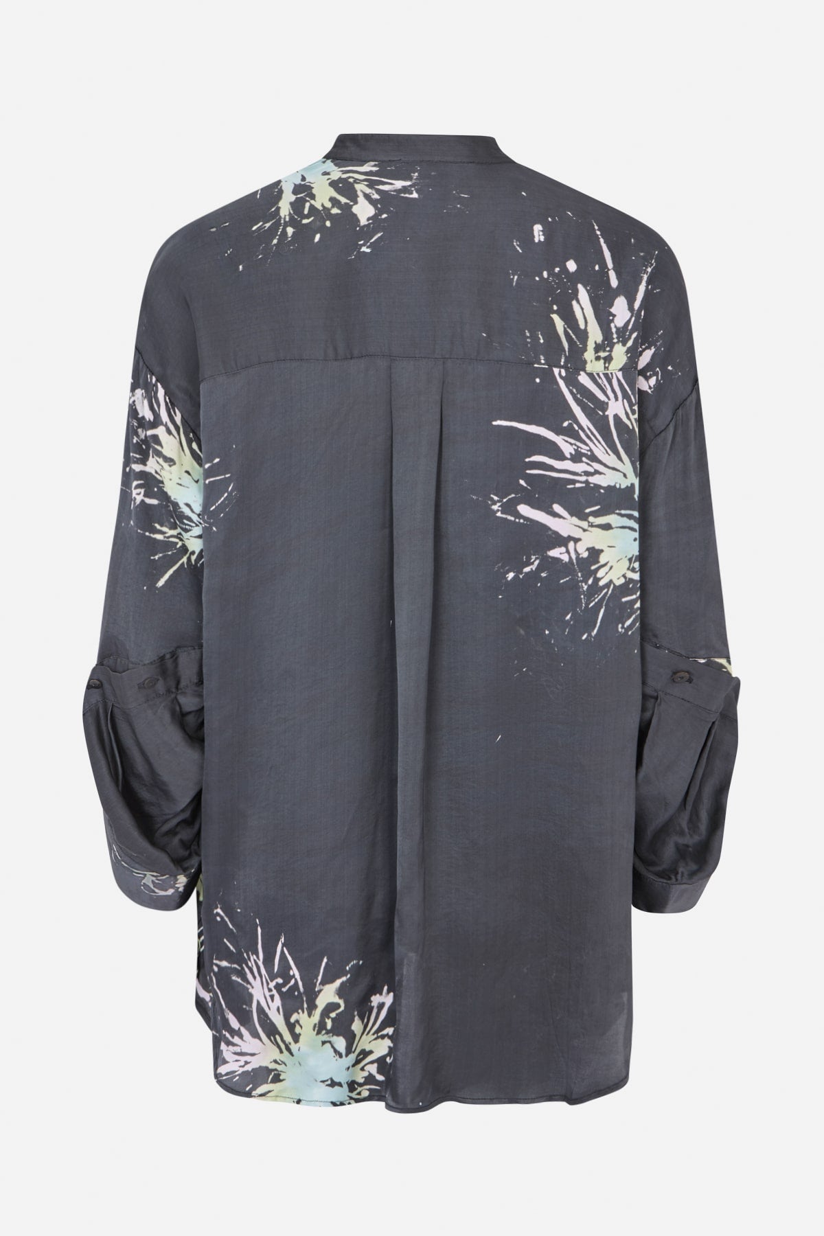 Bobbies short - Lumière oversize shirt I Iron grey 5 - Rabens Saloner
