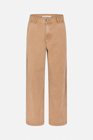 Sabina - Canvas pants I Washed tobacco Washed tobacco XS 4 - Rabens Saloner
