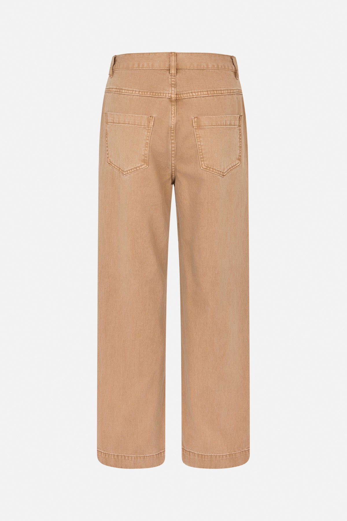 Sabina - Canvas pants I Washed tobacco 5 - Rabens Saloner