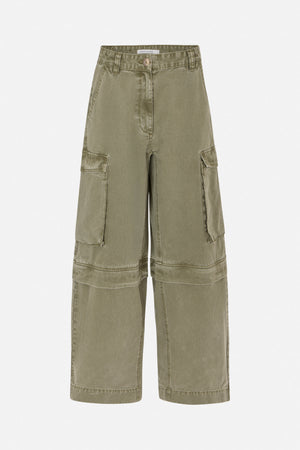 Frema - Canvas cargo pants I Washed sage Washed sage XS 5 - Rabens Saloner