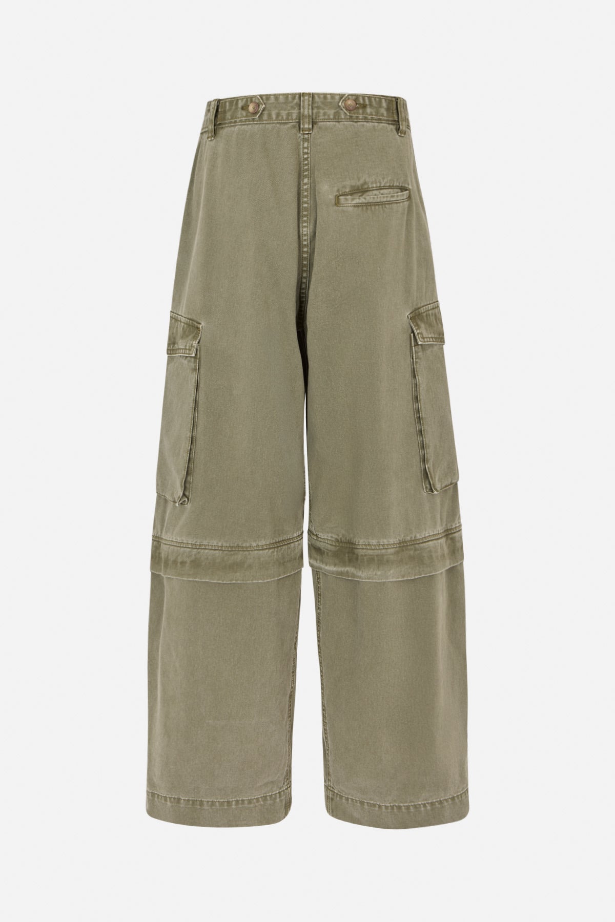 Frema - Canvas cargo pants I Washed sage 6 - Rabens Saloner