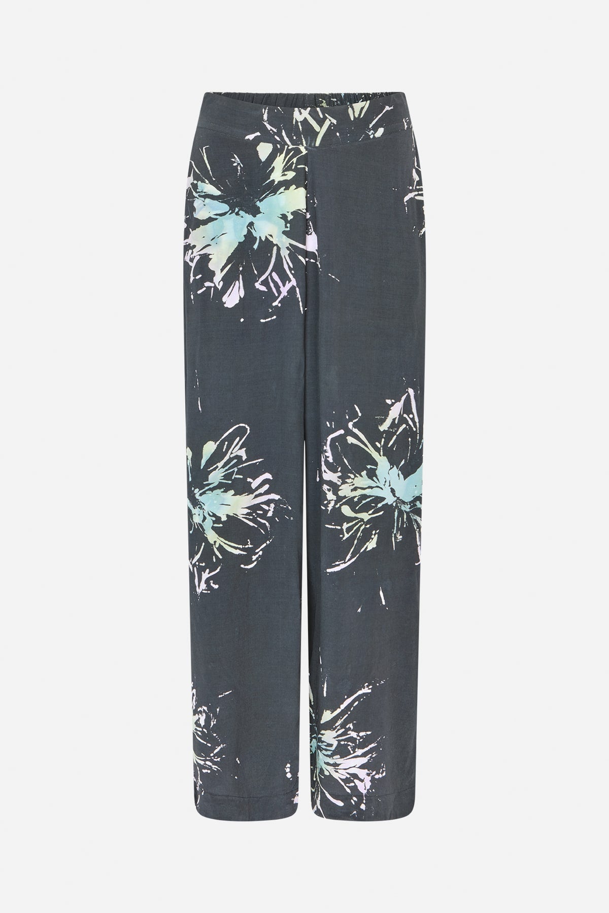 Alisa - Lumiére wide leg pants I Iron grey Iron grey XS 4 - Rabens Saloner