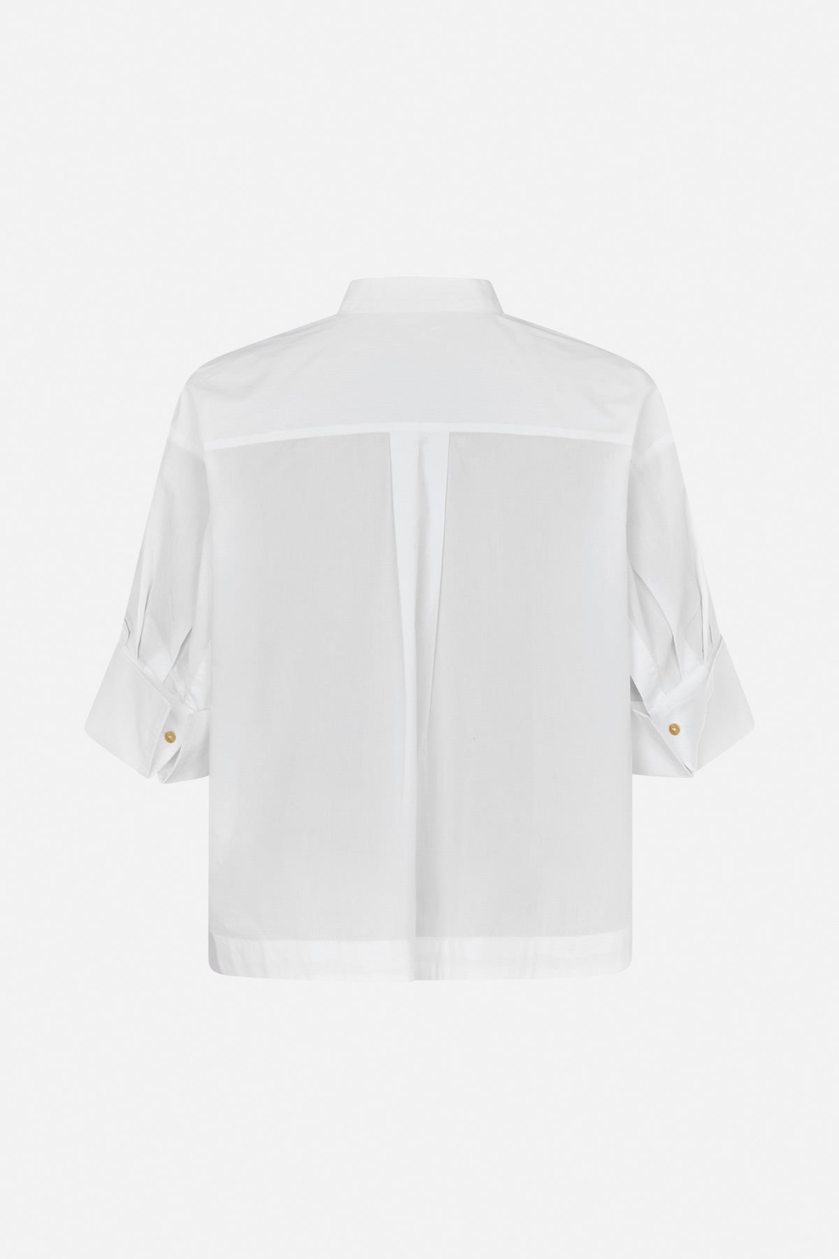Seval - Poplin boxy shirt I White 5 - Rabens Saloner