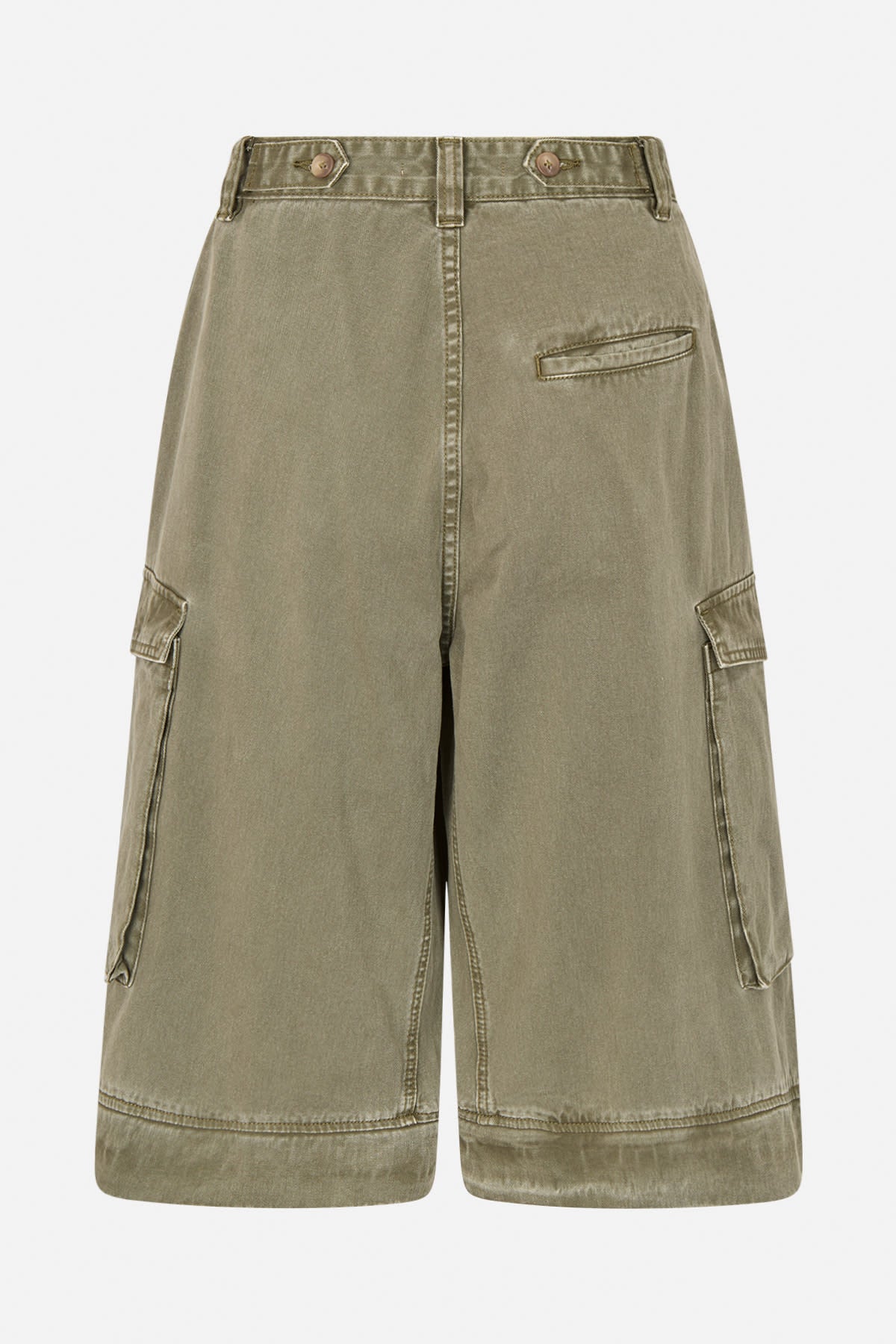 Frema - Canvas cargo pants I Washed sage 8 - Rabens Saloner