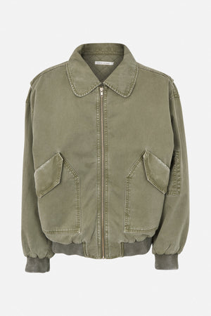 Ezmira - Canvas padded bomber I Washed sage Washed sage XS 4 - Rabens Saloner