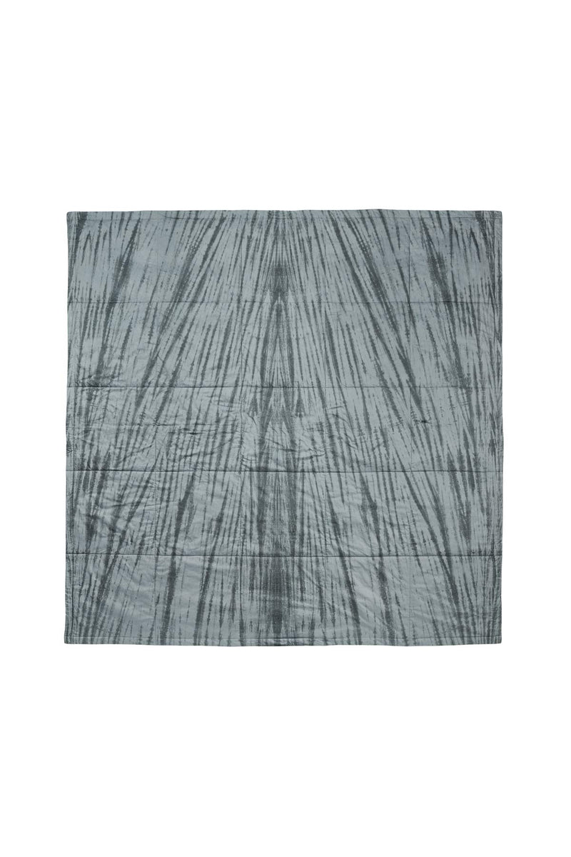 Tie-dye bed cover - Bed cover 70x270 cm I Grey combo    2 - Rabens Saloner