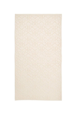 Monogram beach towel - Beach towel 100x180 cm I Ivory Ivory 100x180cm 1 - Rabens Saloner