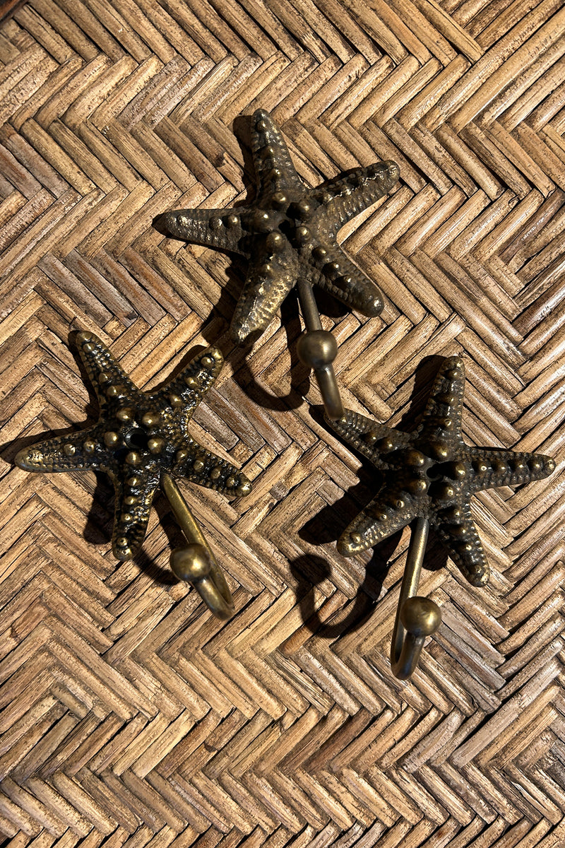 Starfish Hook Small - Rabens Apartment I Matte Brass 3 - Rabens Saloner