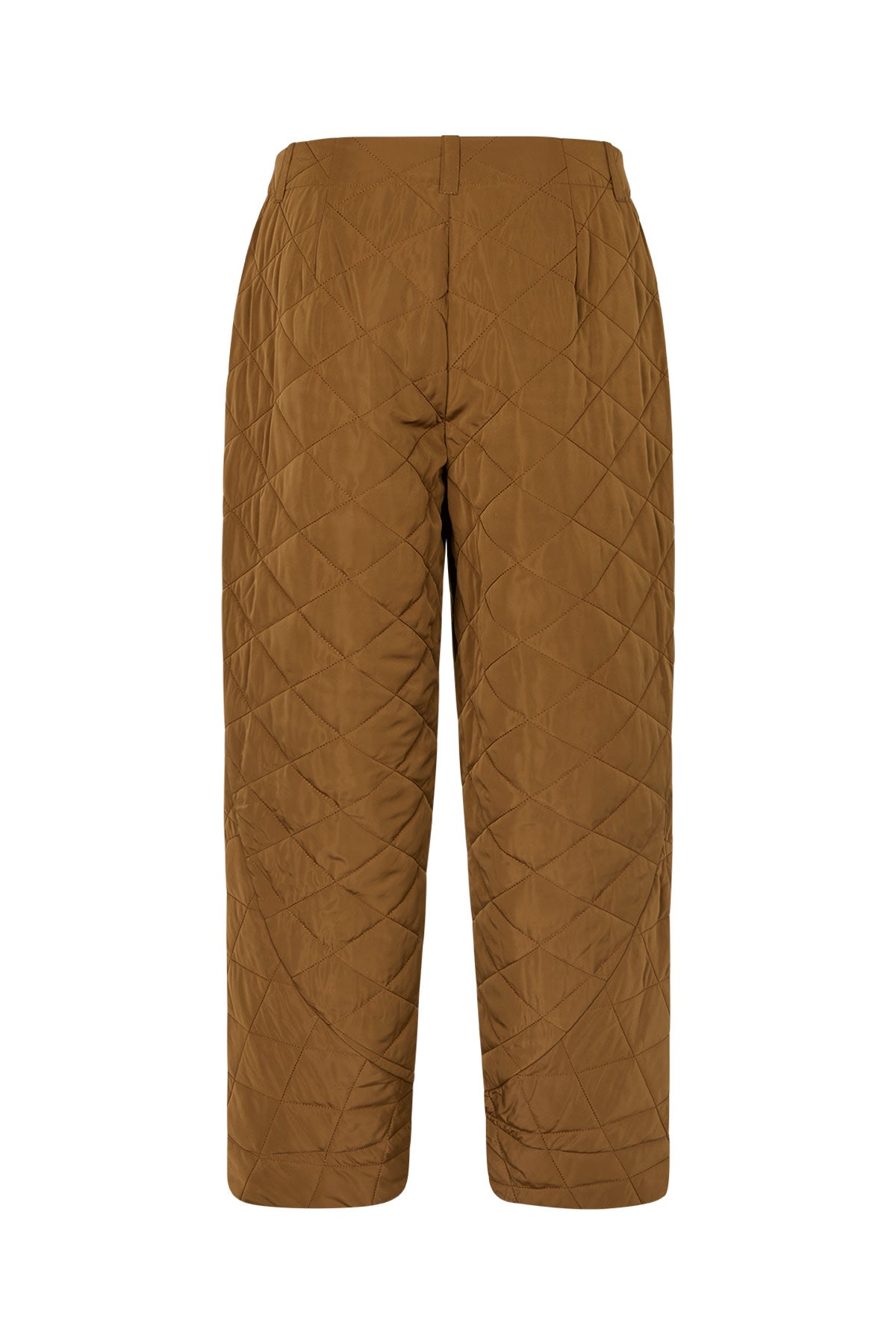 October - Tech quilt shaped pants I Chestnut 5 - Rabens Saloner