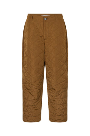 October - Tech quilt shaped pants I Chestnut Chestnut XS 4 - Rabens Saloner