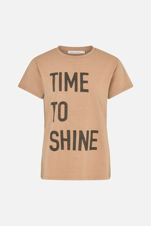 Ambla - Time to shine t-shirt I Tobacco Tobacco XS 1 - Rabens Saloner