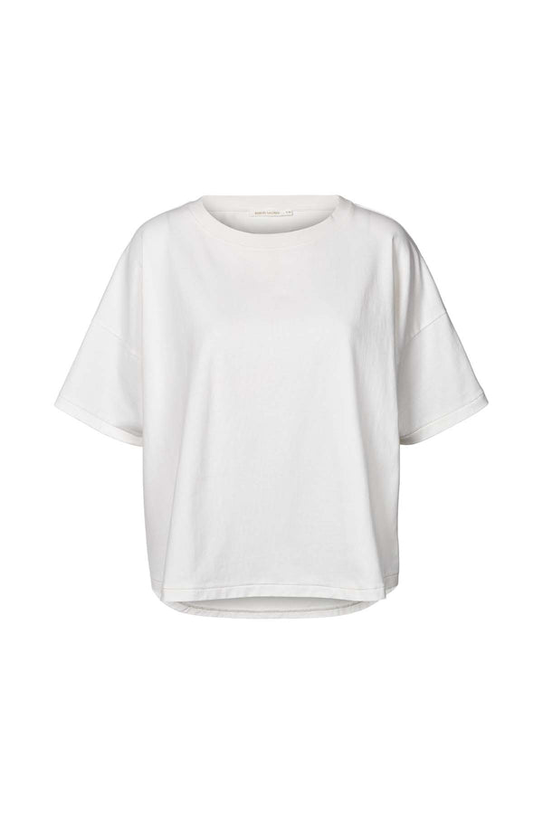 Margot - FOT cropped t-shirt I White White XS/S  1 - Rabens Saloner