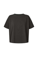 Margot - FOT cropped t-shirt I Black Black XS/S  3 - Rabens Saloner