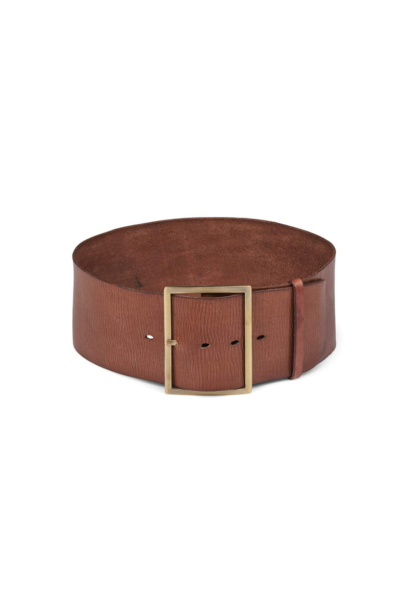 Laraib - Leather wide belt