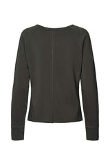 Nemi - Light stretch long sleeve top I Black 1 - Rabens Saloner