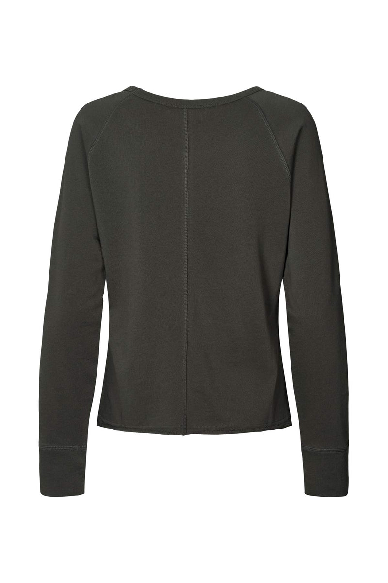 Nemi - Light stretch long sleeve top I Black 1 - Rabens Saloner