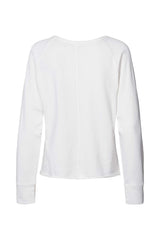 Nemi - Light stretch long sleeve top I White 4 - Rabens Saloner