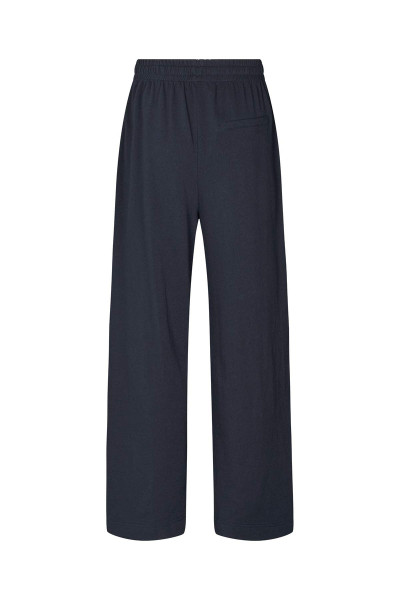 Calla - Light stretch relaxed pants I Navy 3 - Rabens Saloner