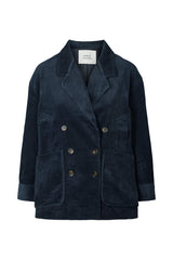 Carmeline - Corduroy jacket I Dark navy Dark navy XS  1 - Rabens Saloner