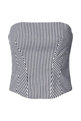 Kif - Easy tailoring corset I Blue stripe