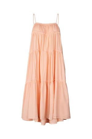 Kadie - Cotton string dress I Tangerine