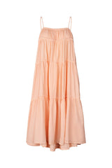 Kadie - Cotton string dress I Tangerine Tangerine XS  4 - Rabens Saloner